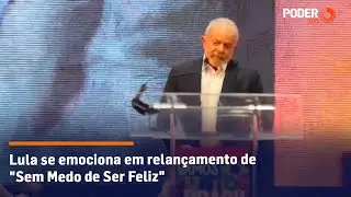Lula se emociona em relançamento de 