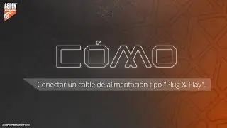 Cómo conectar un cable de alimentación tipo "Plug & Play".