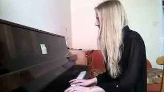 Девушка перепела Стрыкало   Если будет снег  piano cover