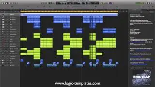 Logic Pro X Template  RNB/TRAP