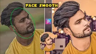 picsart photo editing | picsart photo ka background kaise change kare | face smooth editing autodesk