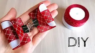 БЫСТРО И ПРОСТО! Бантики из лент на каждый день / МК