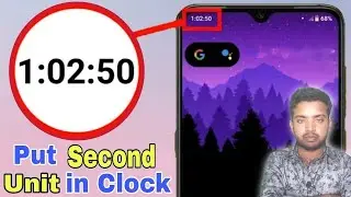 Put Second Unit In Clock | how to Show Seconds in display | Enable Seconds in Clock | Floating Clock