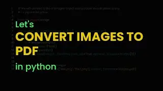 Convert images to pdf
