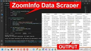 ZoomInfo Data Scraper | Extract Leads without getting blocked | ZoomInfo Data Scraping Bot/Tool