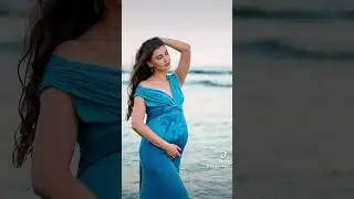 Maternity Photoshoot At the Beach