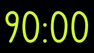 Electric Lime 90:00     Countdown Timer