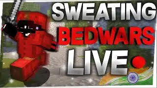 Sweating Bedwars Live in Hindi | Hawk Gamer | Indian Bedwars Pro