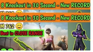 #M762+UMP 1v8 clutch in 30 seconds | new record