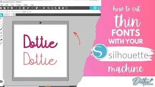 Silhouette Tutorial: How to Cut Delicate or Thin Fonts Without Tearing