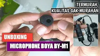 UNBOXING BOYA BY-M1 Lavalier Microphone micro for Smartphone DSLR Camera Video