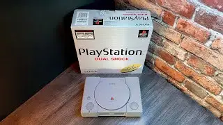 UNBOXING — Sony PlayStation 1 Console: DualShock Edition / PS1: SCPH-7001 (Revision C, 1998)