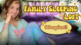 Tiny House Family of 4 Sleeping Loft || 3 Beds 1 Room