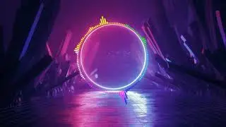 Thunder song audio reactive animation in after effects  