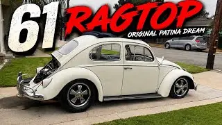 61 VW Original Ragtop / Patina Dream