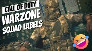 CALL OF DUTY Warzone SQUAD Labels HILARIOUS Victory Screens #callofduty #warzone #squadlabels