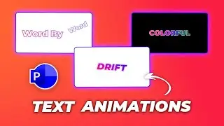 3 Creative Text Animations in PowerPoint