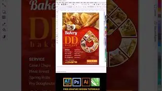 CorelDraw 2024-Food Poster Design