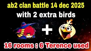 Angry birds 2 mighty eagle bootcamp Mebc 14 dec 2025 with 2 extra bird Terence+melody