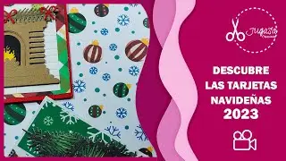 TARJETAS NAVIDEÑAS 2023🎄Inspírate | Scrapbooking | JUGASA