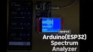 INMP441 Arduino TFT LCD Spectrum Analyzer