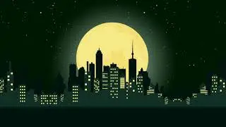 City Night Background Video for Cartoon Animation - Free Download