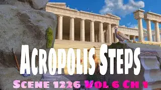 June's Journey Scene 1226 Vol 6 Ch 1 Acropolis Steps *Full Mastered Scene* HD 1080p