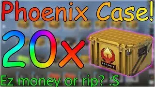 CS:GO Case Opening! 20x Operation Phoenix Case! ez money or rip? :S