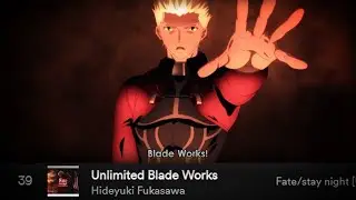 Archer's UBW Chant, subbed by Spotify
