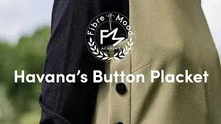 Learn to sew the Havana dress button plackets