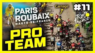 TOUR DE FRANCE 2026 - PRO TEAM #11: Carnage at Paris-Roubaix!