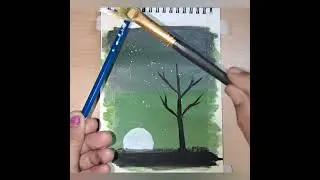 moon light scenery # creative art