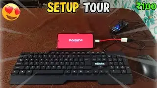 My Ultimate (Sasta) Gaming Setup Tour 😍 || Budget Gaming Setup ⚡