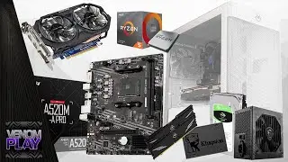 Montagem PC Gamer White - AMD Ryzen 5 5500, GTX 750 TI, 16gb 3200mhz