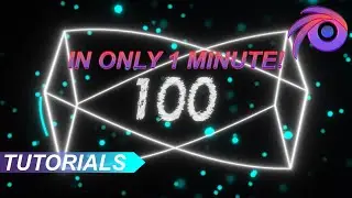 Exploding Text In Blender (1 minute)