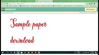 how to download sample paper (links are given in description)