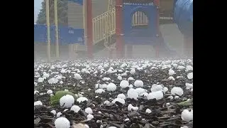Ливневые дожди с градом в Москве