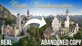 Inside an Abandoned Neuschwanstein Castle Copy