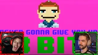 Jacksepticeye Rick Rolled PewDiePie #Shorts