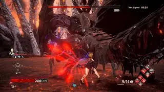 Code Vein: Hellfire Knight +10 Stagger Lock (Black Greatsword Charge Build)