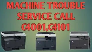 SOLUTION C 4001,C4101 | MACHINE TROUBLE SERVICE CALL C4001,C4101 |# KONICA MINOLTA BIZHUB 164,165e,