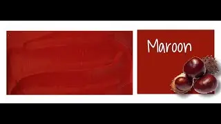 Цветовые сочетания с цветом MAROON / Colors that go with MAROON