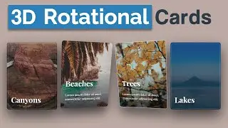 Responsive CSS Cards With Animation and Hover Effect Using Html , CSS and Javascript Only.