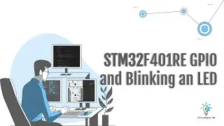 STM32 Beginners Guide Part2: GPIO, HAL, Registers, Blinking LED using STM32F401RE in STM32CubeIDE.