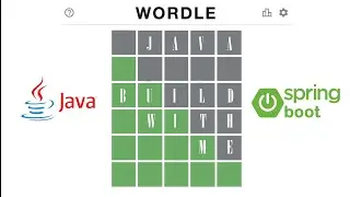 Building A Wordle Clone in Under an Hour API Java Game Dev, Spring Boot Backend | Real Time Builds!
