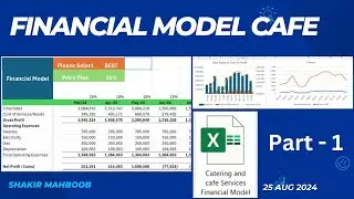 Financial Model||of a Cafeteria ||in Excel for beginners Part 1