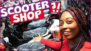 Moped Scooter Shop: Buying in Store
