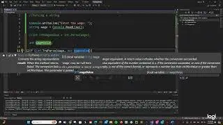 C# Programming - PARSING A STRING