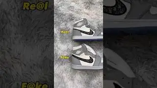 Real ✅ Vs Fake ❌ Dior Jordan 1 