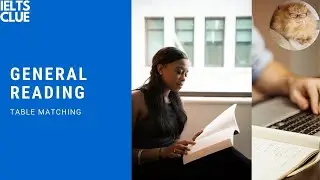 May 2020 General reading practice | Table matching